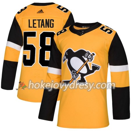 Pánské Hokejový Dres Pittsburgh Penguins Kris Letang 58 Alternate 2018-2019 Adidas Authentic